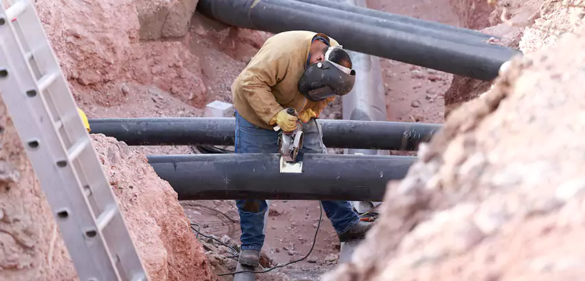 Cast Iron Sewer Pipe Replacement in Libertyville